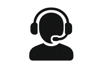 Customer Services Icon black